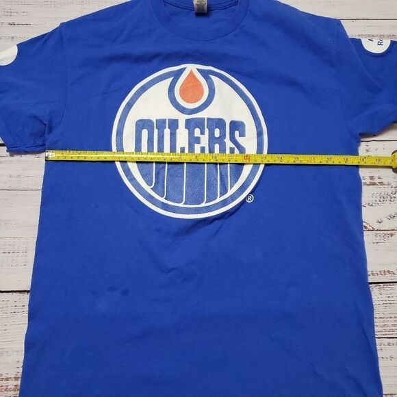 Oilers / McDonald's Employee Game Day Oilers game day Big Mac shirt - Picture 8 of 12